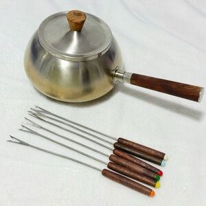 Vintage MCM 70s Imperial Japan Fondue Set